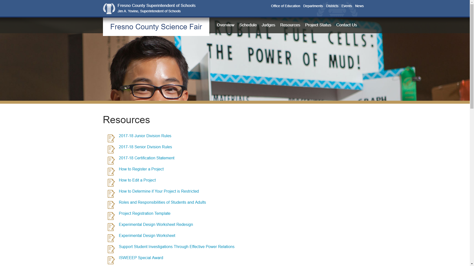 Resources - Fresno County Science Fair Website